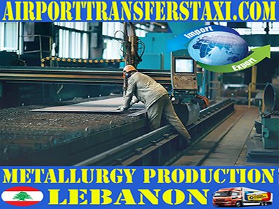 Metallurgy Industry Lebanon Exports - Imports Made in Lebanon - Logistics & Freight Shipping Lebanon - Cargo & Merchandise Delivery Lebanon