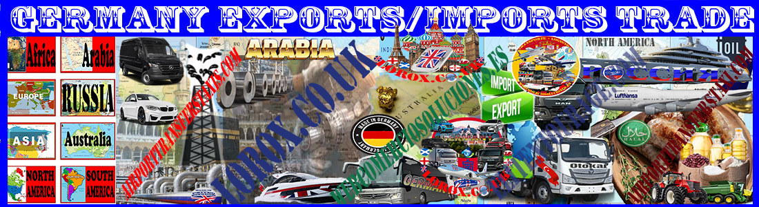 Exports Germany - Logistics 8 Demographic Continents (including Russia Federation) (Airlines - Maritime - Rail Courier - Road Transportation)